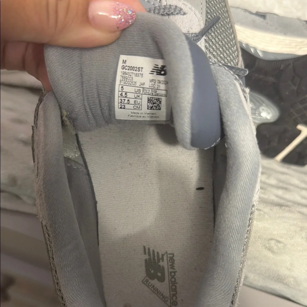 New Balance Kids' Gray Athletic Sneakers
